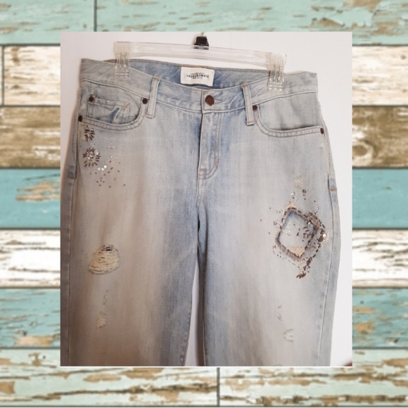 Abercrombie & Fitch Jean's Light Acid Wash‎ Sz 8 - Picture 1 of 7